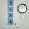 Four Seasons Fabric Art Wall Hanging