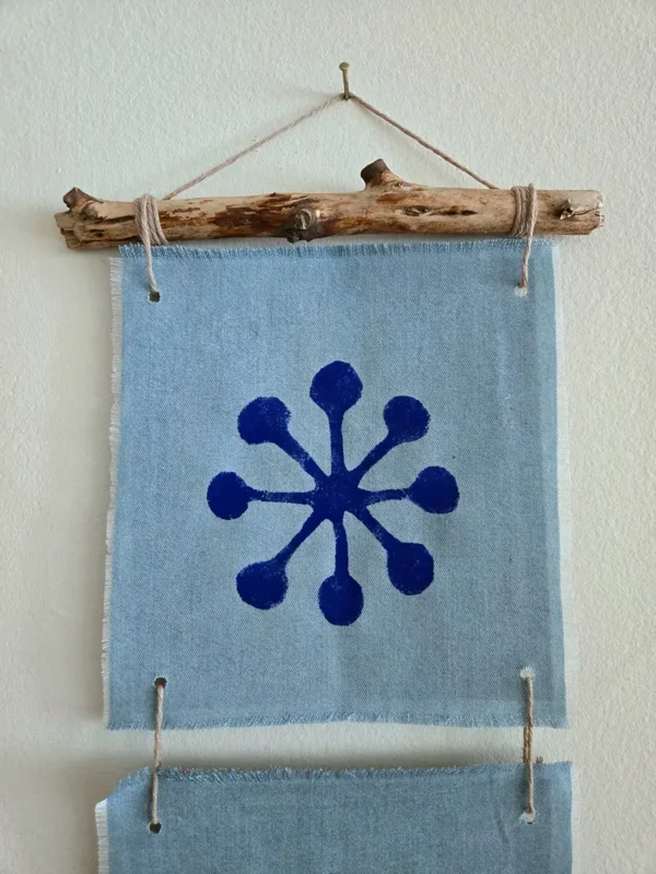 Four Seasons Fabric Art Wall Hanging