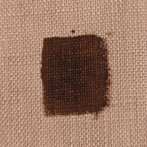 Fabric Paint Test on Linen Surface