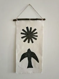 Freedom Fabric Art Wall Hanging