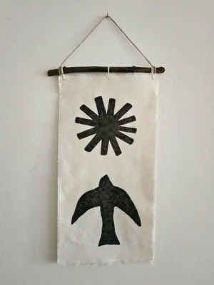 Freedom Fabric Art Wall Hanging Freedom Fabric Art Wall Hanging