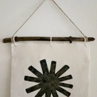 Freedom Fabric Art Wall Hanging