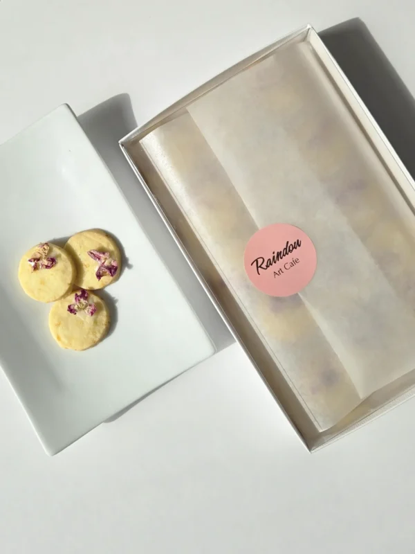 Golden Rose Cookie Box