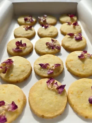 Golden Rose Cookie Golden Rose Cookie Box