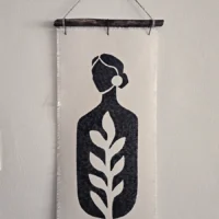 Green Within” Fabric Art Wall Hanging Green Within” Fabric Art Wall Hanging