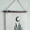 “Moonlit Canopy” Fabric Art Wall Hanging