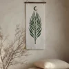 “Moonlit Canopy” Fabric Art Wall Hanging