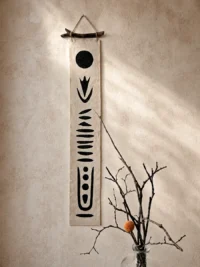 “Root to Radiance” Fabric Art Wall Hanging