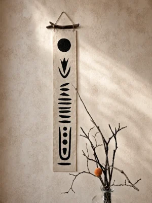 “Root to Radiance” Fabric Art Wall Hanging