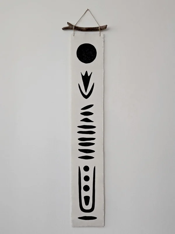 “Root to Radiance” Fabric Art Wall Hanging