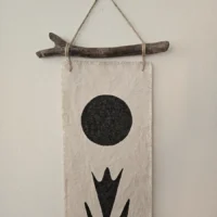 “Root to Radiance” Fabric Art Wall Hanging