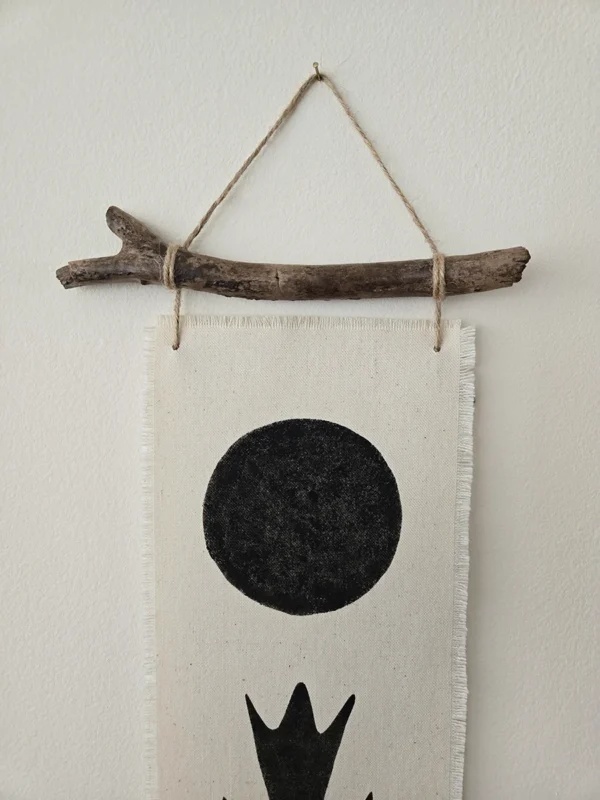 “Root to Radiance” Fabric Art Wall Hanging