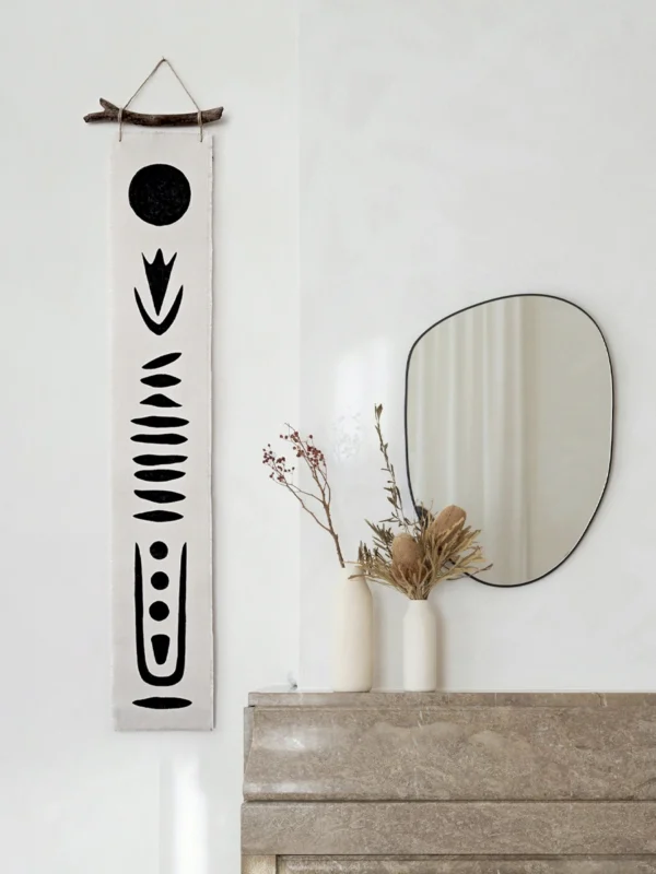 “Root to Radiance” Fabric Art Wall Hanging