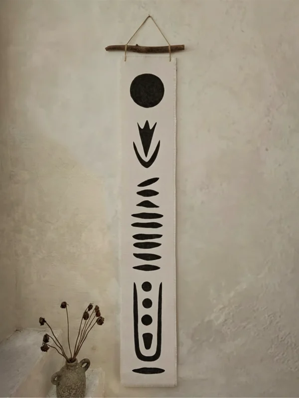 “Root to Radiance” Fabric Art Wall Hanging