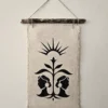 “Gemini Echo” Fabric Art Wall Hanging