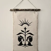 “Gemini Echo” Wall Hanging