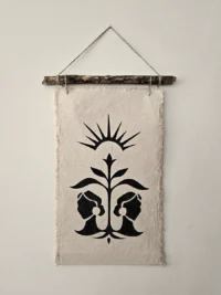 “Gemini Echo” Wall Hanging