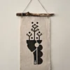 “Rooted Mind” Fabric Art Wall Hanging
