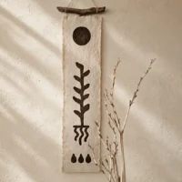 “Nixie” Fabric Art Wall Hanging