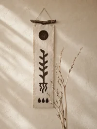 “Nixie” Fabric Art Wall Hanging