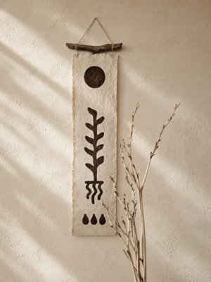 “Nixie” Fabric Art Wall Hanging