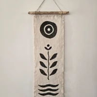 "Maya" Fabric Art Wall Hanging