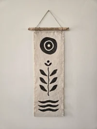 "Maya" Fabric Art Wall Hanging