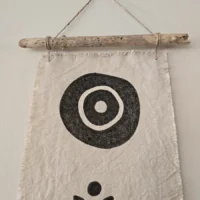 "Maya" Fabric Art Wall Hanging