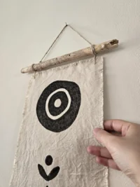 "Maya" Fabric Art Wall Hanging