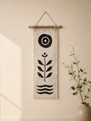 Fabric Art Wall Hanging