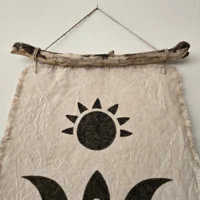 “Leo Rising” Wall Hanging