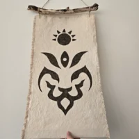 “Leo Rising” Wall Hanging