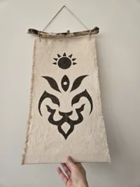“Leo Rising” Wall Hanging