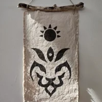 “Leo Rising” Wall Hanging