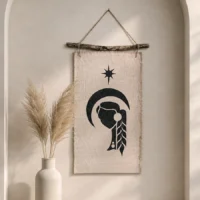 Virgo Fabric Art Wall Hanging