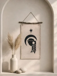Virgo Fabric Art Wall Hanging