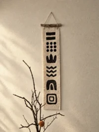 Vita Fabric Art Wall Hanging