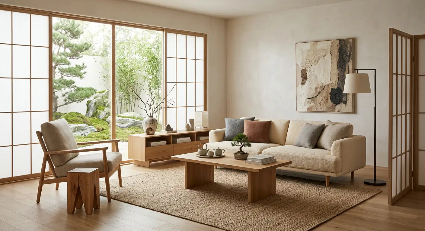 design.jpgJapandi interior design combining Japanese simplicity with Scandinavian warmth