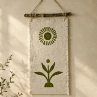 Vivia Fabric Art Wall Hanging