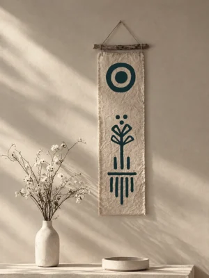 Kora Fabric Art Wall Hanging